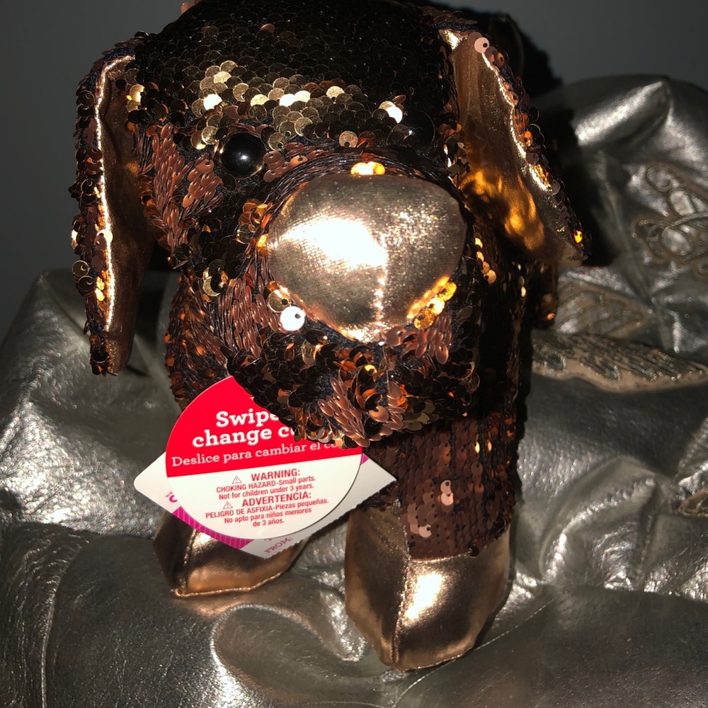color changing dog ..rose gold or solid gold